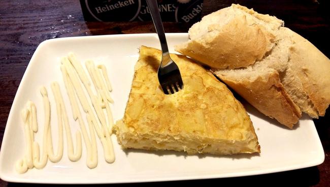 Pincho de tortilla de patatas